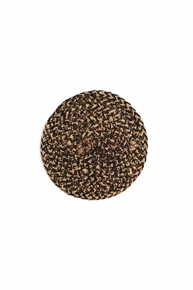 The Home Collection Woven Jute Coasters Set Of 4 In Jet Black 3 The Home Collection Woven Jute Coasters Set Of 4 In Jet Black