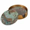 The Home Collection Green Marble Effect Set Of 4 Coasters 2 The Home Collection Green Marble Effect Set Of 4 Coasters