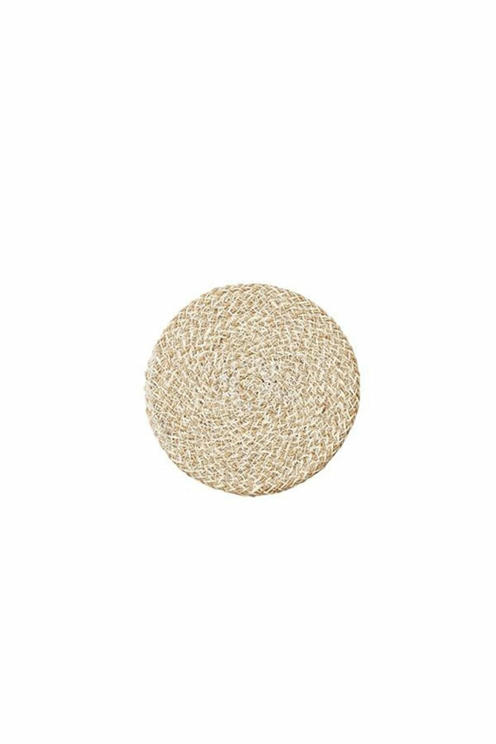 The Home Collection Pearl White Jute Coasters 4 The Home Collection Pearl White Jute Coasters