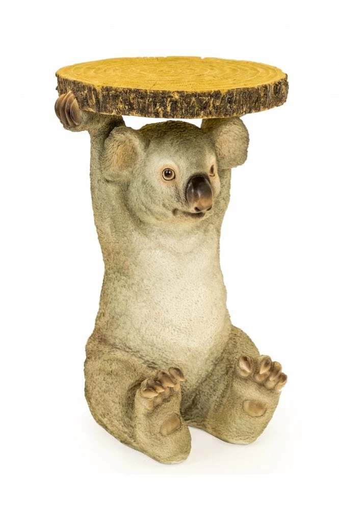 The Home Collection Koala Holding Trunk Slice Side Table 3 The Home Collection Koala Holding Trunk Slice Side Table