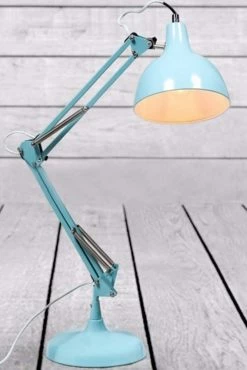 The Home Collection Sky Blue Traditional Desk Lamp