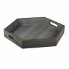 The Home Collection Faux Shagreen Hexagon Tray 2 The Home Collection Faux Shagreen Hexagon Tray