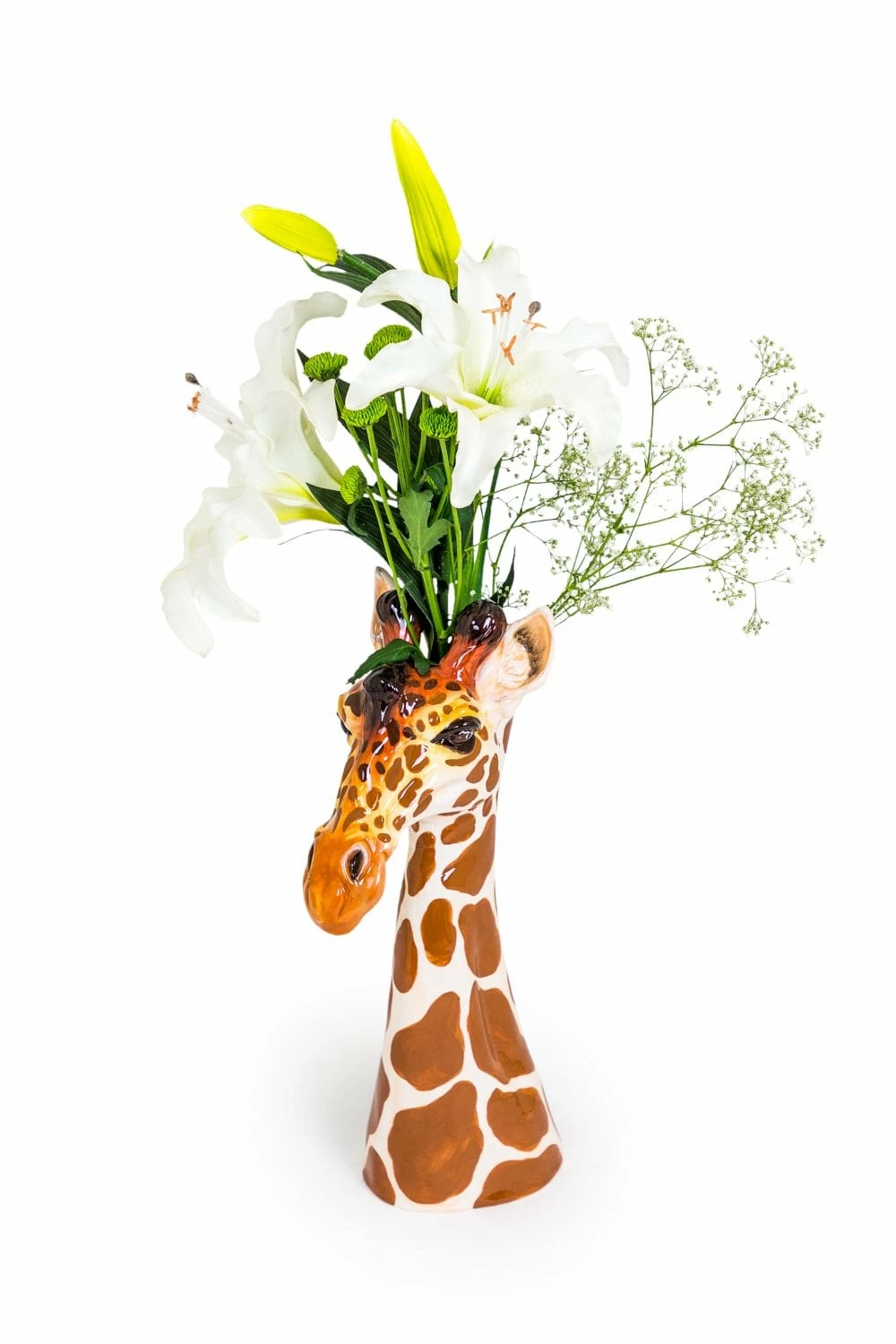 The Home Collection Ceramic Giraffe Head Vase 5 The Home Collection Ceramic Giraffe Head Vase