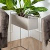 The Home Collection Essence Rectangular Set Of 2 Plant Pots On Stands