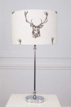 The Home Collection Hereford Straight Drum Shade Stag