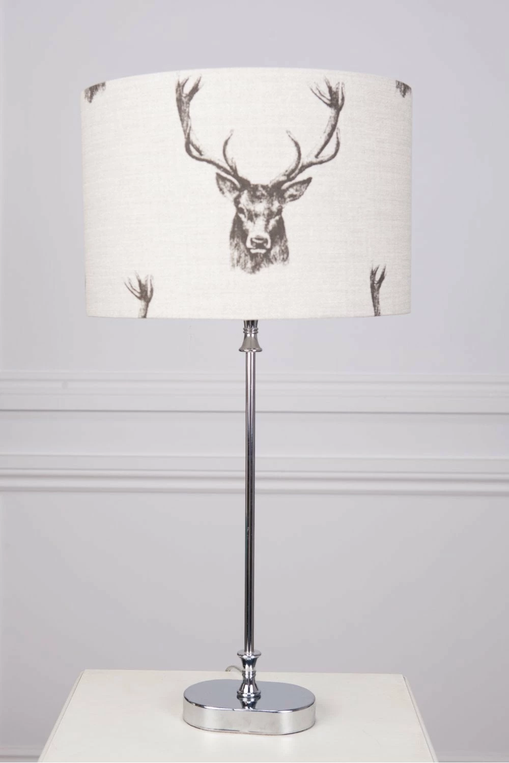 The Home Collection Hereford Straight Drum Shade Stag 4 The Home Collection Hereford Straight Drum Shade Stag
