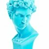 The Home Collection Flock Classic Bust Figure In Teal 1 The Home Collection Flock Classic Bust Figure In Teal