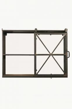 The Home Collection Granville Iron And Glass Storage Wall Unit 5 The Home Collection Granville Iron And Glass Storage Wall Unit