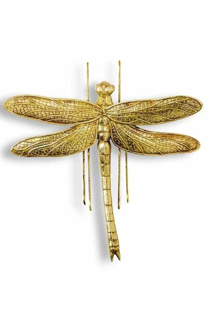 The Home Collection Large Antique Gold Dragonfly Wall Art Figure 3 The Home Collection Large Antique Gold Dragonfly Wall Art Figure