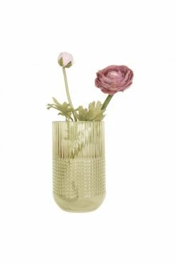 The Home Collection Attract Glass Vase Small - Moss Green