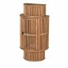 The Home Collection Bamboo Curved Lantern 2 The Home Collection Bamboo Curved Lantern