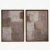 The Home Collection Brookby Set Of 2 Monochrome Framed Wall Art