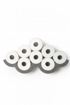 The Home Collection Sales 2022 8 The Home Collection Lyon Breton Concrete Cloud Small Toilet Paper Shelf