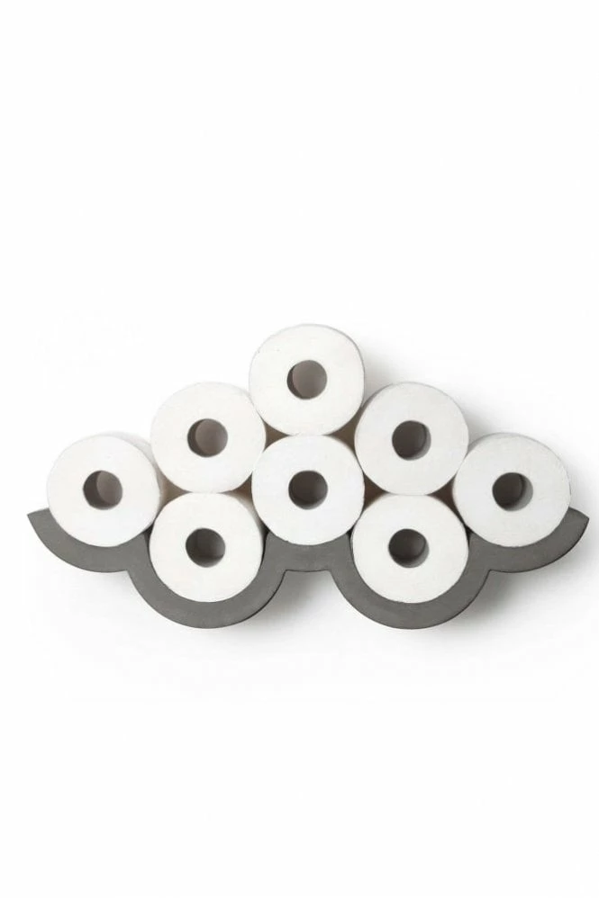 The Home Collection Lyon Breton Concrete Cloud Small Toilet Paper Shelf 3 The Home Collection Lyon Breton Concrete Cloud Small Toilet Paper Shelf
