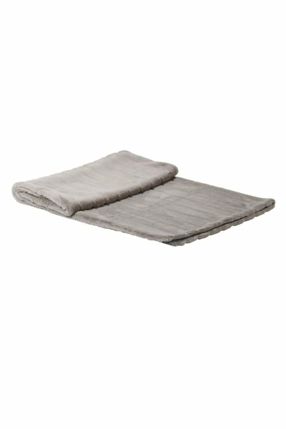 The Home Collection Stripe Silver Grey Throw 3 The Home Collection Stripe Silver Grey Throw