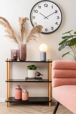 The Home Collection Attract Glass Vase Small - Chocolate Brown