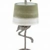 The Home Collection Antique Silver Flamingo With Table Lamp 2 The Home Collection Antique Silver Flamingo With Table Lamp