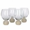 The Home Collection Set Of 4 Gold Diamante Dining Glasses 1 The Home Collection Set Of 4 Gold Diamante Dining Glasses