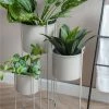 The Home Collection Essence Round Set Of 3 Plant Pot On Stands 2 The Home Collection Essence Round Set Of 3 Plant Pot On Stands