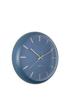 The Home Collection Dark Blue Globe Wall Clock