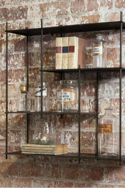 The Home Collection Avondale Tiered Iron Wall Shelf