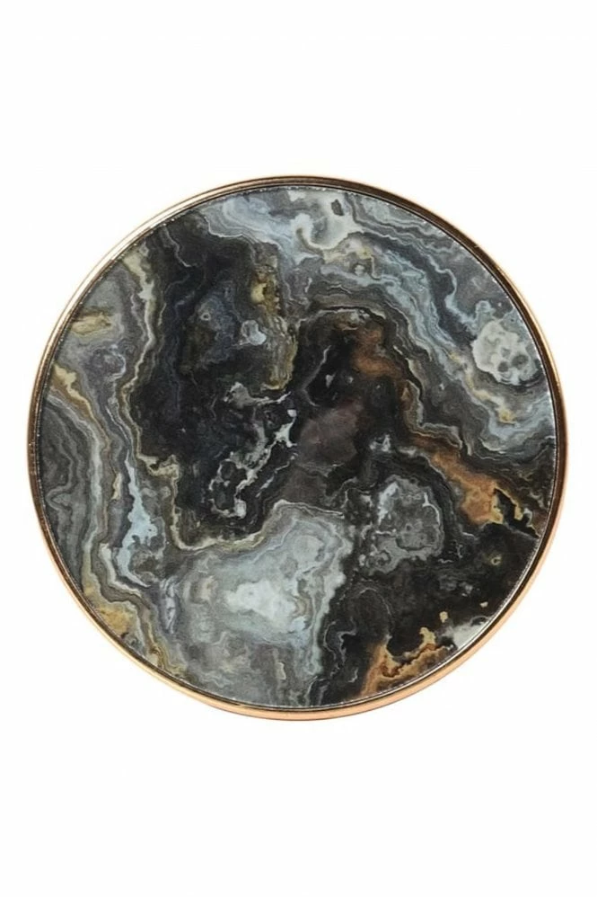 The Home Collection Set of 4 Black Marble Effect Coasters 3 The Home Collection Set of 4 Black Marble Effect Coasters