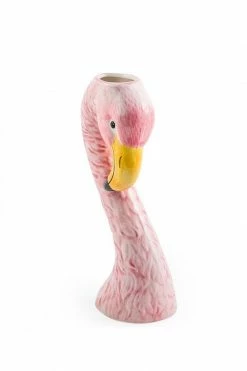 The Home Collection CRT 48 Small Ceramic Pink Flamingo Head Vase