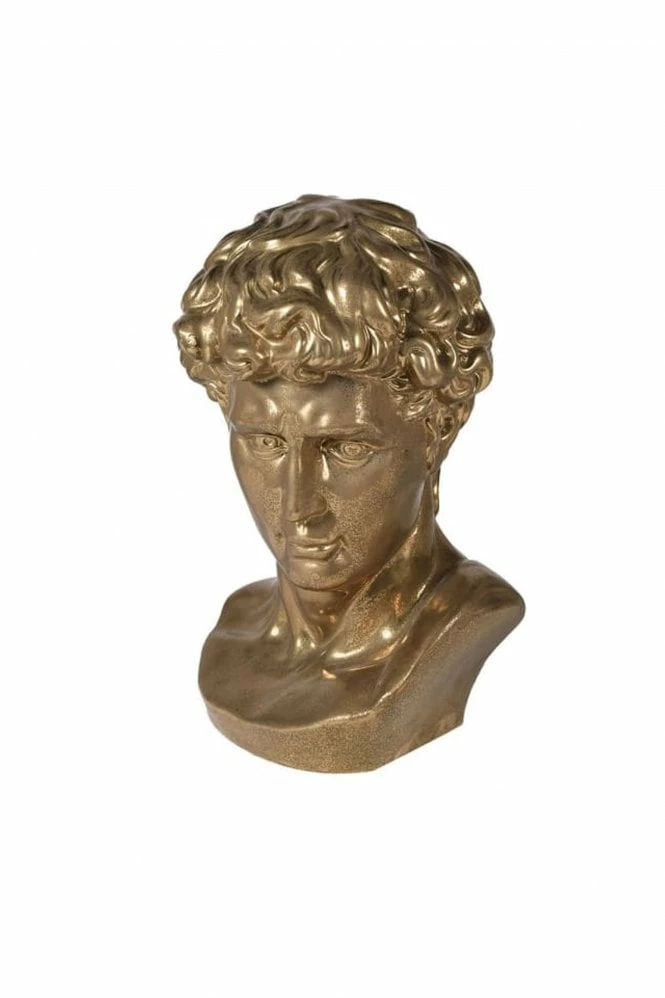 The Home Collection Ceramic Gold Bust 3 The Home Collection Ceramic Gold Bust
