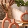 The Home Collection Vase Oval Ring - Terracotta 2 The Home Collection Vase Oval Ring - Terracotta