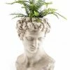 The Home Collection Stone Effect David Bust Flower Pot 2 The Home Collection Stone Effect David Bust Flower Pot