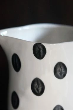The Home Collection Black And White Polka Dotty Jug 7 The Home Collection Black And White Polka Dotty Jug