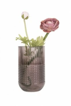 The Home Collection Attract Glass Vase Small - Chocolate Brown