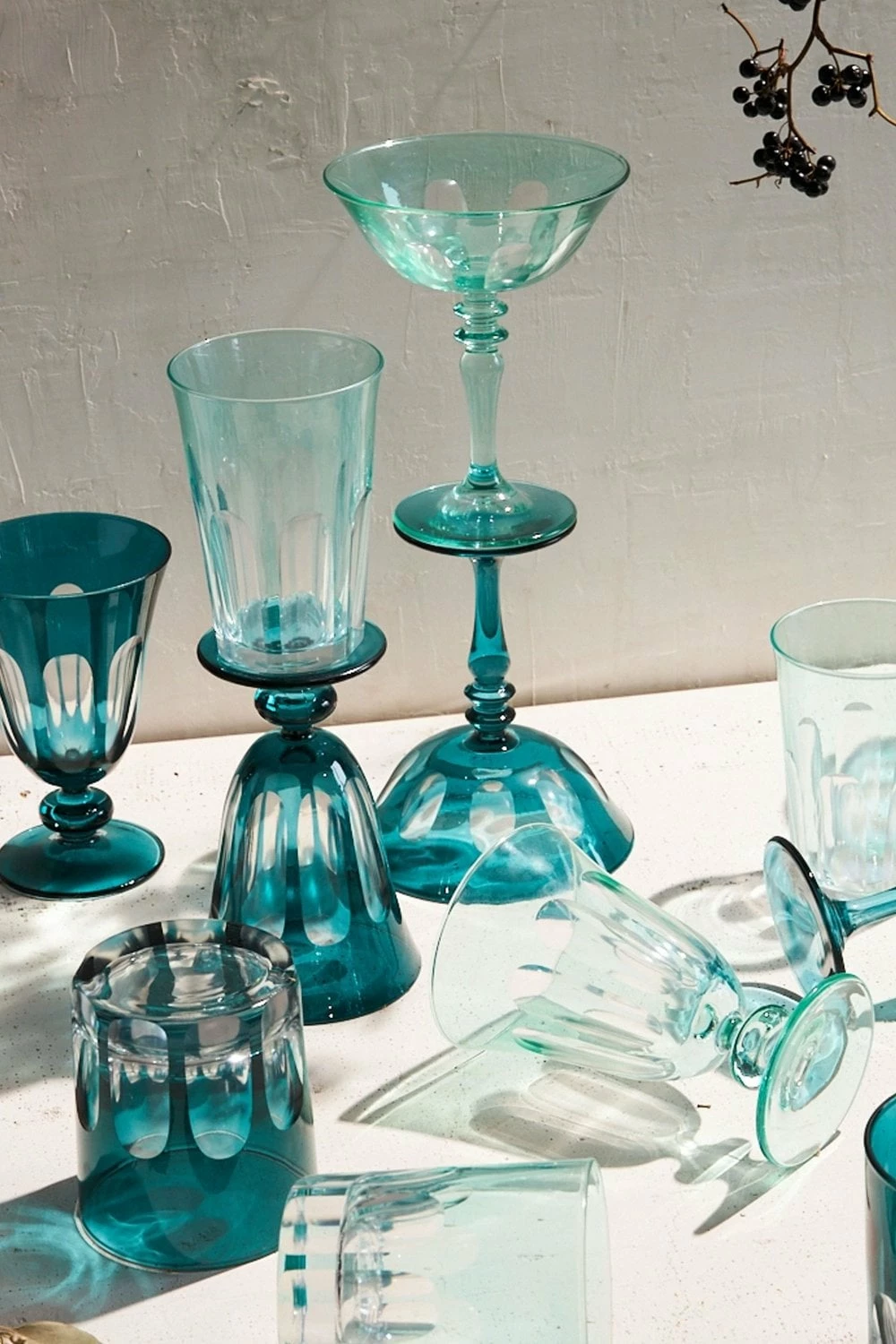 The Home Collection Rialto Glass Coupe Set Of Two 3 The Home Collection Rialto Glass Coupe Set Of Two