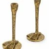 The Home Collection Antique Gold Bird Leg Candlesticks 2 The Home Collection Antique Gold Bird Leg Candlesticks