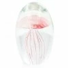 The Home Collection Rose Pink Glass Jellyfish Paperweight