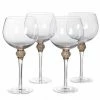 The Home Collection Set Of 4 Gold Diamante Gin Glasses 2 The Home Collection Set Of 4 Gold Diamante Gin Glasses