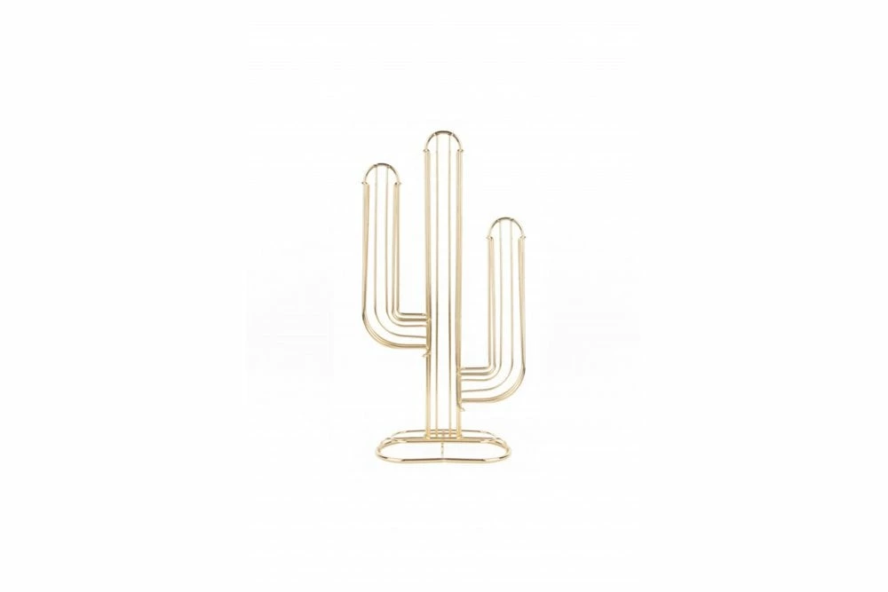 The Home Collection Gold Cactus Coffee Pod Holder 4 The Home Collection Gold Cactus Coffee Pod Holder