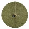 The Home Collection Silky Jute Oval Placemats Set Of 2 In Leek Green 1 The Home Collection Silky Jute Oval Placemats Set Of 2 In Leek Green