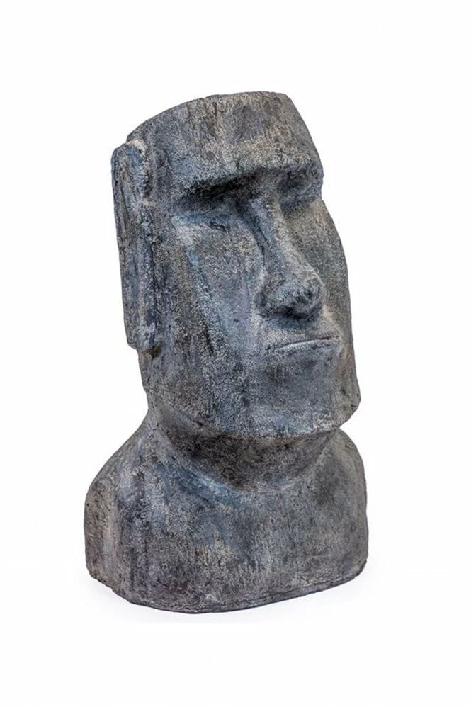 The Home Collection Large Stone Effect Easter Island Head Ornament 3 The Home Collection Large Stone Effect Easter Island Head Ornament