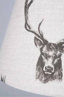 The Home Collection Jersey Short Tapered Drum Lamp Shade Stag