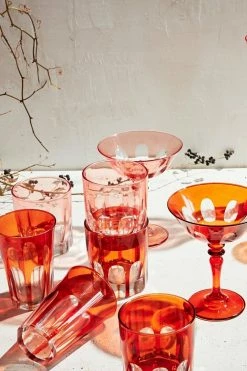 The Home Collection Rialto Glass Coupe Set Of Two