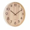 The Home Collection Wall Clock Pure In Walnut 1 The Home Collection Wall Clock Pure In Walnut