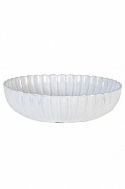 The Home Collection Large White Ceramic Bowl