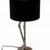 The Home Collection Antique Silver Flamingo Leg Table Lamp