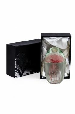 The Home Collection Rose Pink Glass Jellyfish Paperweight