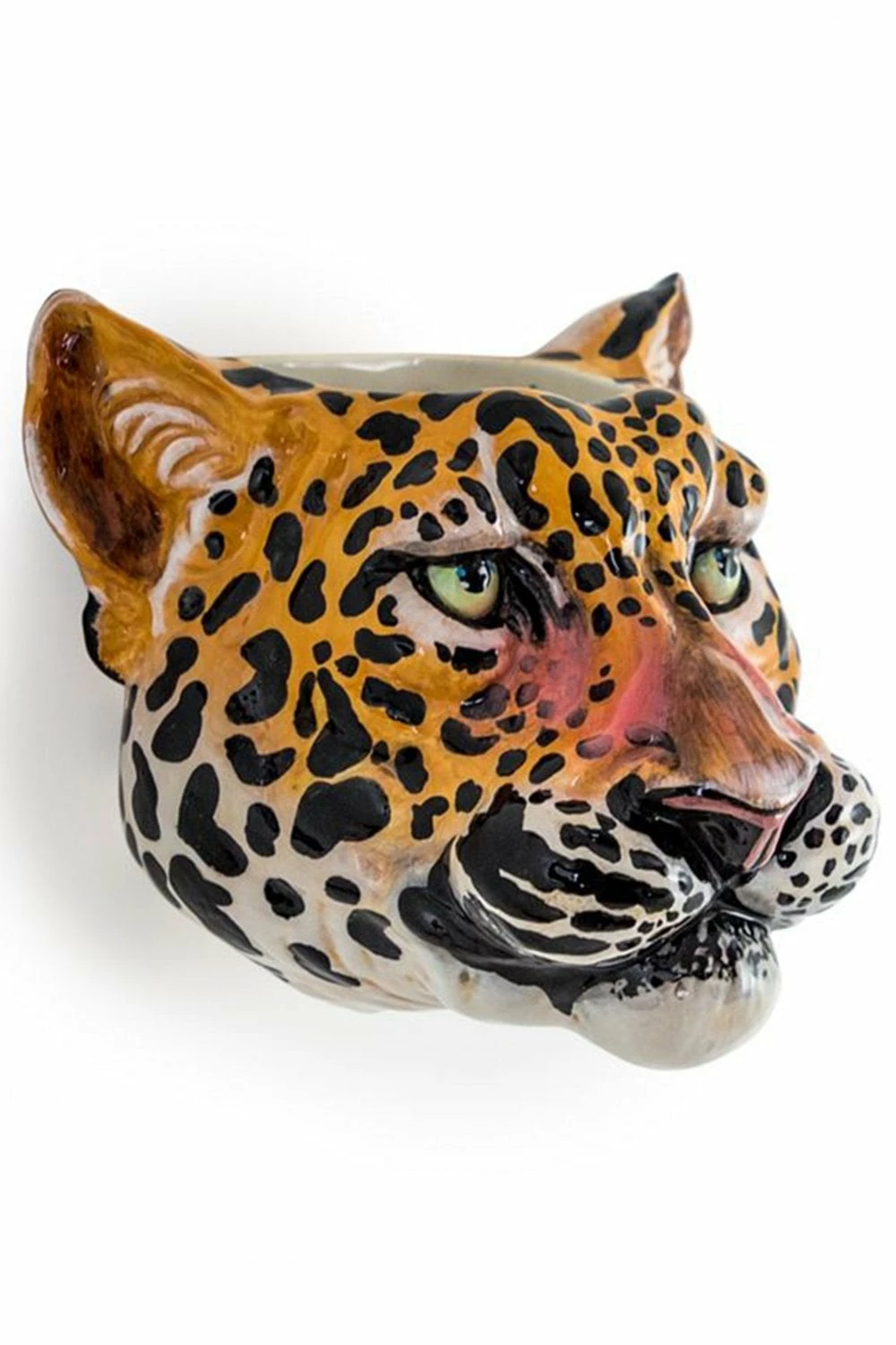 The Home Collection Ceramic Leopard Head Wall Sconce Vase 4 The Home Collection Ceramic Leopard Head Wall Sconce Vase