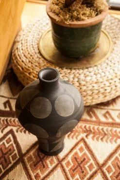 The Home Collection Black Terracotta Vase