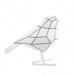 The Home Collection Small Stripe Bird Statue