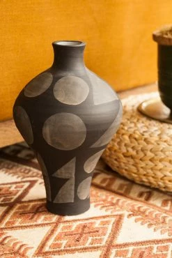 The Home Collection Black Terracotta Vase
